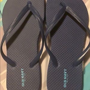 Navy blue Old Navy flip flops